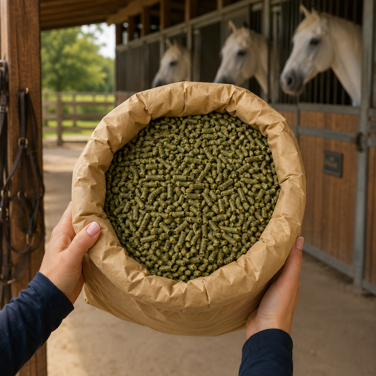 Alfa Alfa Pellets (Alfalfa Pellets) - High-Fibre Horse Feed 25 kg additional product image